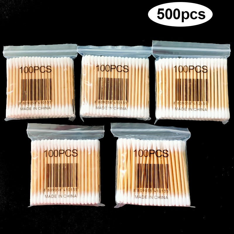 Makeup Cotton Swabs for Eyelash Extension Glue Removal Makeup Cotton Swabs for Eyelash Extension Glue Removal